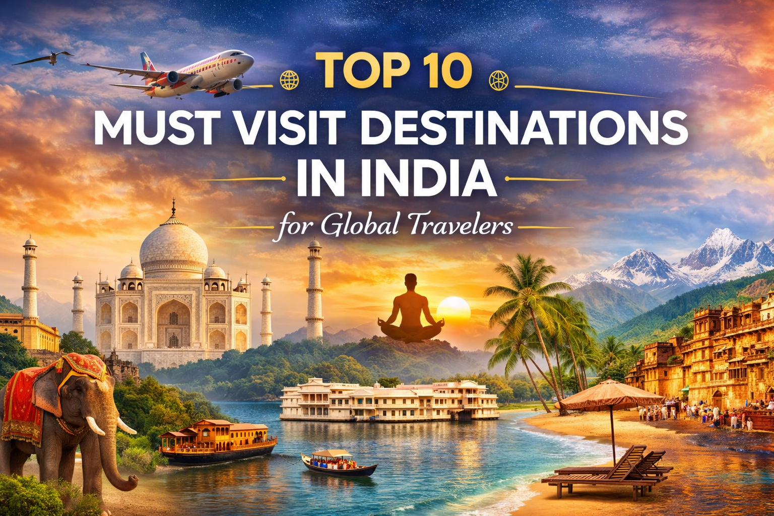 Top 10 Must Visit Destinations in India for Global Travelers